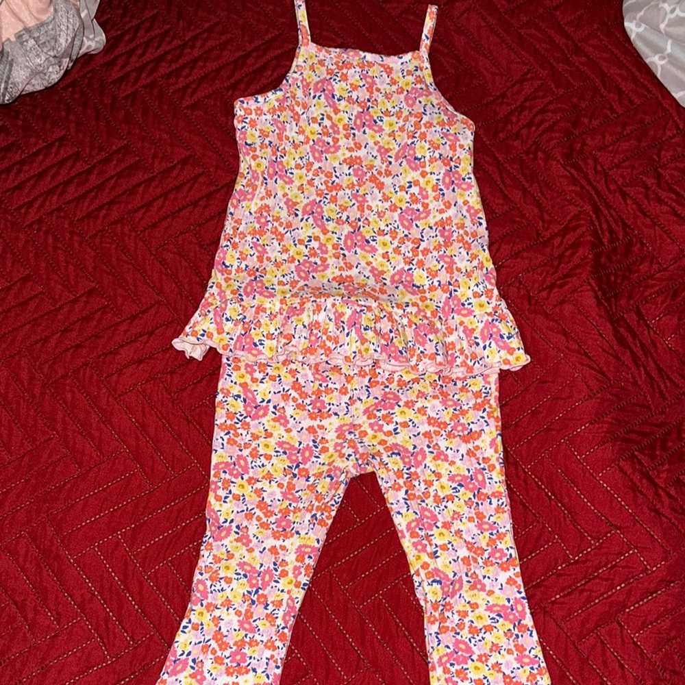 Floral Kids Bottoms Set